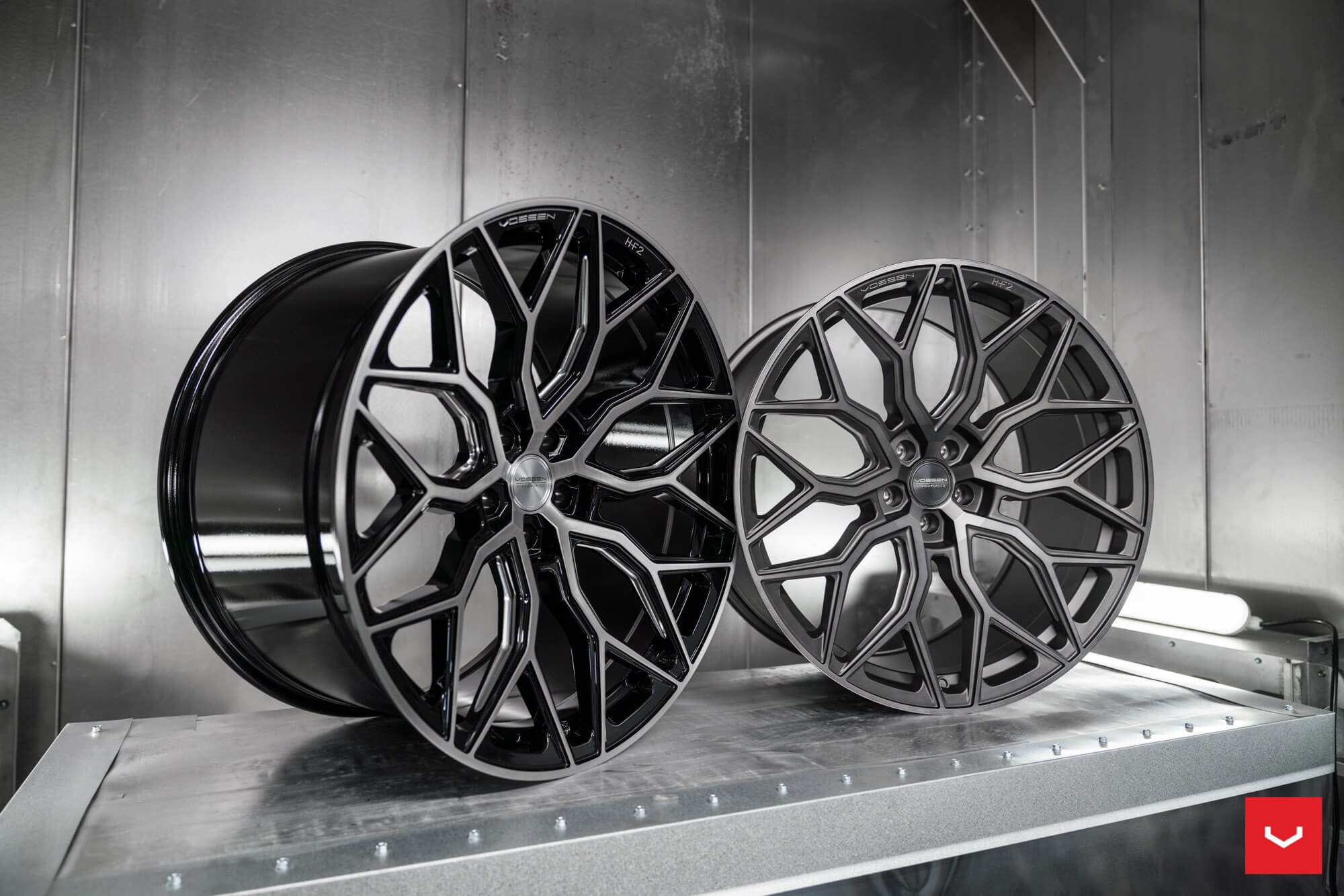 Vossen Forged wheels side by side